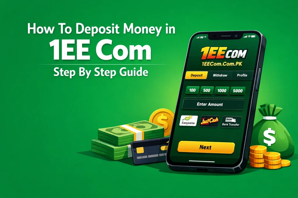 How To Deposit Money in 1EE Com